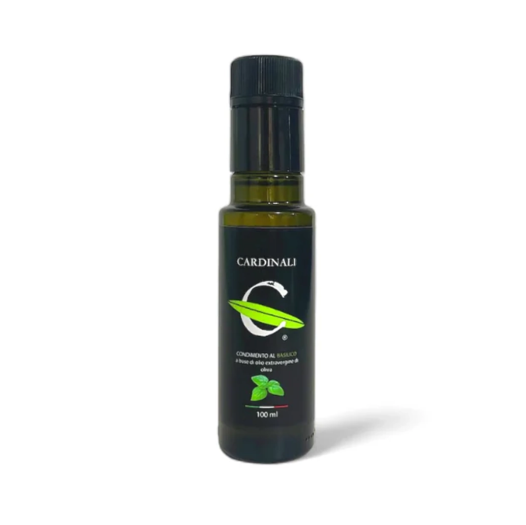 OLIO EVO AROMATIZZATO AL BASILICO 100ml